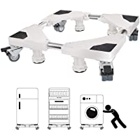 Los mejores  - Base Lavadora- Winzwon Ajustable Soporte Lavadora para Nevera Secadora- Movil Electrodomesticos- Largo-Ancho 46-5-68 cm…